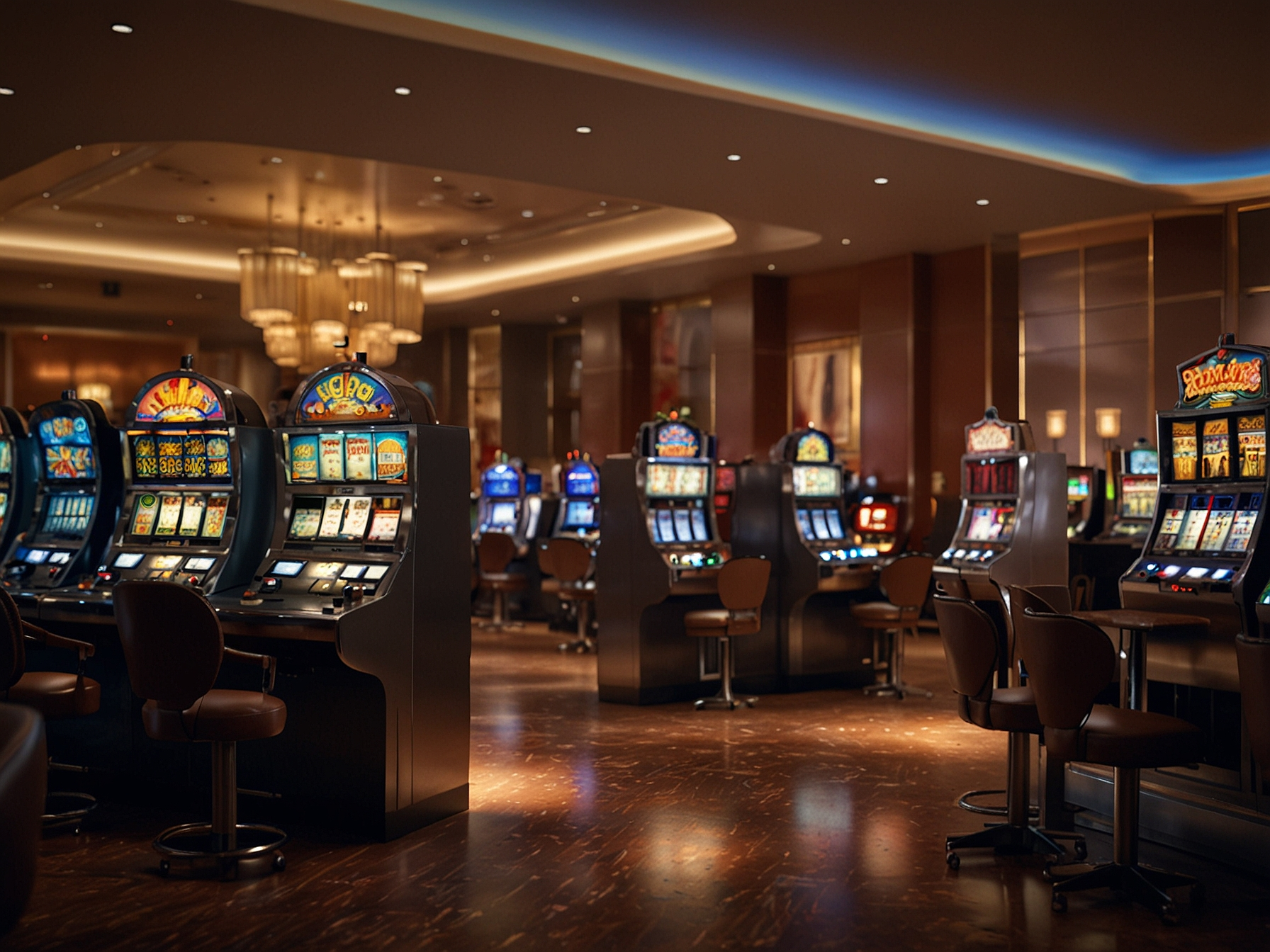 Wild Tornado lobby and slot machines